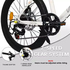 Okak 20IN Toddler Bike with 7-Speed and Steel Frame, Kids Bike with Dual Disc Brakes and 1.75IN Tires, Kids Cruiser Bikes for Boys & Girls