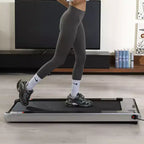 COZONY Walking Pad Treadmill with Incline and Remote Control, 2.25HP Under Desk Treadmill for Home and Office