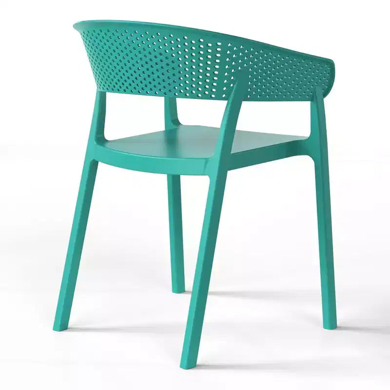 WestinTrends Playa 3-Piece Outdoor Resin Patio Bistro Table Set with Stackable Patio Dining Side Chairs, Turquoise