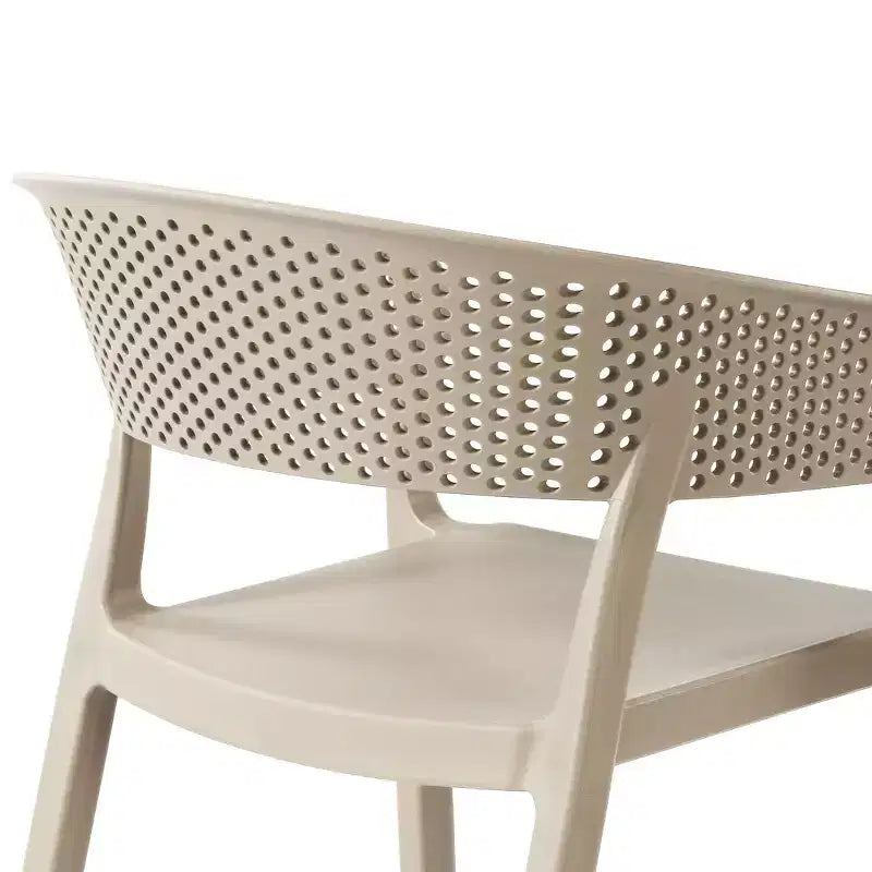 WestinTrends Playa 3-Piece Outdoor Resin Patio Bistro Table Set with Stackable Patio Dining Side Chairs, Sand