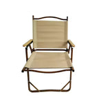 Comfy Foldable and Portable Chair with Armrests Aluminium Frame, Travel Kermit Chair Easy to Fold and Carry,Set of 4