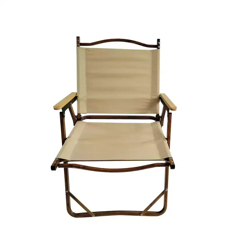 Comfy Foldable and Portable Chair with Armrests Aluminium Frame, Travel Kermit Chair Easy to Fold and Carry,Set of 4
