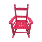 Children's rocking rose red chair- Indoor or Outdoor -Suitable for kids-Durable
