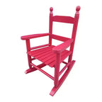 Children's rocking rose red chair- Indoor or Outdoor -Suitable for kids-Durable
