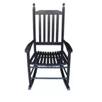 wooden porch rocker chair BLACK, without mat