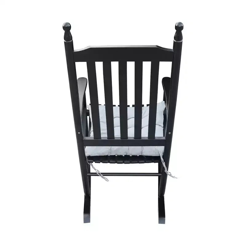 wooden porch rocker chair BLACK, without mat