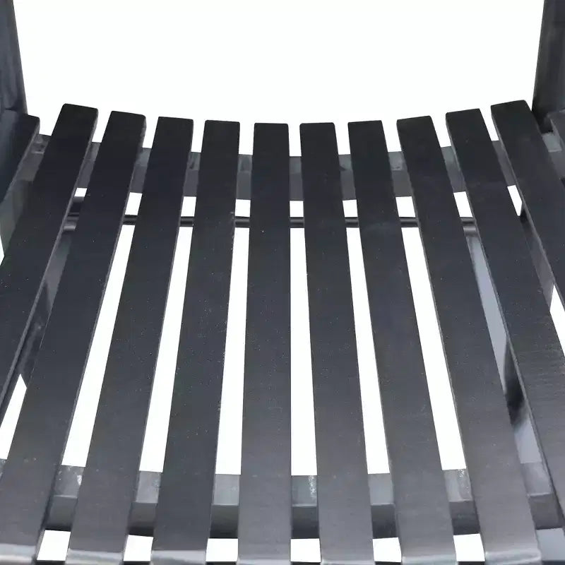 wooden porch rocker chair BLACK, without mat