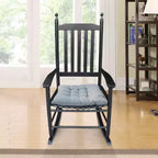 wooden porch rocker chair BLACK, without mat