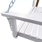Front Porch Swing with Armrests, Wood Bench Swing with Hanging Chains,for Outdoor Patio ,Garden Yard, porch, backyard, or sunroom,Easy to Assemble