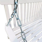Front Porch Swing with Armrests, Wood Bench Swing with Hanging Chains,for Outdoor Patio ,Garden Yard, porch, backyard, or sunroom,Easy to Assemble