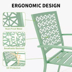3 Piece Patio Bistro Set, Outdoor Patio Furniture Set with Coffee Table, Conversation Sets for Apartment Balcony, Backyard, Porch