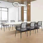 TUYOHW Mesh Criss Cross Chair no Wheels Set of 1,Office Chair with Lumbar Support and Metal Legs,Gaming Chair for Office