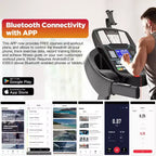 20% Auto Incline Treadmill 4.75HP,300LB Treadmill for Home,12MPH Foldable Running Walking Machine w/ APP,71 Programs for Varied Intensity Workouts
