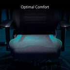 ASUS ROG Aethon Fabric Edition Gaming Chair, Dual-Density Seat Cushion, 2D Armrests with Soft Padding, Integrated Lumbar Support, All-Steel Frame
