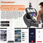 Treadmill with Auto Incline, Running Treadmills for Home, Folding Treadmill with Handle Bars, Speaker, Treadmill 300 lb Capacity
