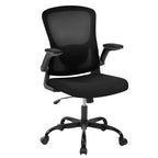 Garvee Office Chair with Adjustable Lumbar and Headrest,Flip-Up Armrests,Black Ergonomic High Back Swivel Chair for Home Office,Gaming Black