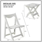 3-Piece Patio Bistro Set With Rectangular Coffee Table, 2 Chairs Outdoor Wood Foldable Small Table And Chair Set For Balcony, Pool Side