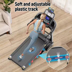 4.8HP Folding Treadmill with 20% Auto Incline, 300LB Capacity, 12MPH, Home Gym Treadmill with Powerful Motor and Space-Saving Design