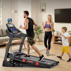 Folding Treadmill with 400lbs Capacity, Treadmill for Home with 20% Incline, Portable Treadmill with APP Control, 64+3+3+1Programs,Space-Saving Design