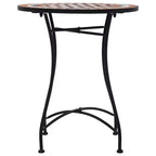 vidaXL Mosaic Bistro Set Terracotta Powder-coated iron, ceramic tile