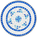 vidaXL Mosaic Bistro Set Terracotta and