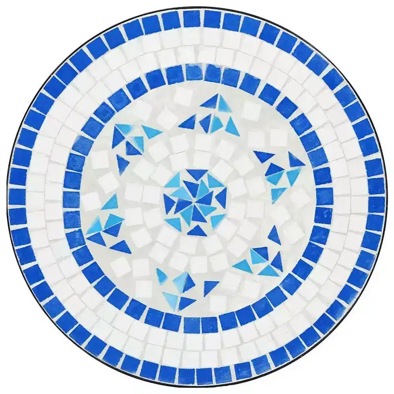 vidaXL Mosaic Bistro Set Terracotta and