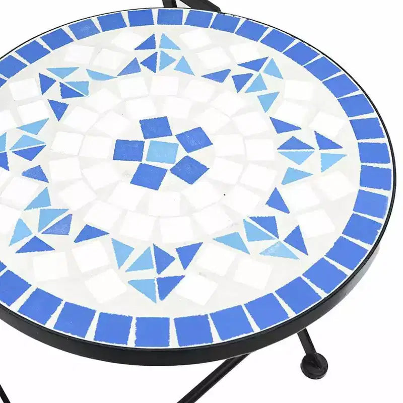 vidaXL Mosaic Bistro Set Terracotta and