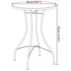 vidaXL Mosaic Bistro Set Terracotta and