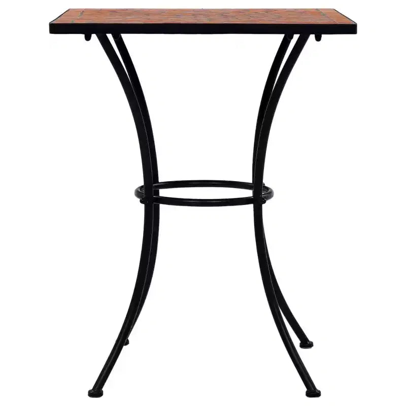 vidaXL Mosaic Bistro Set Terracotta and