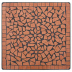 vidaXL Mosaic Bistro Set Terracotta and