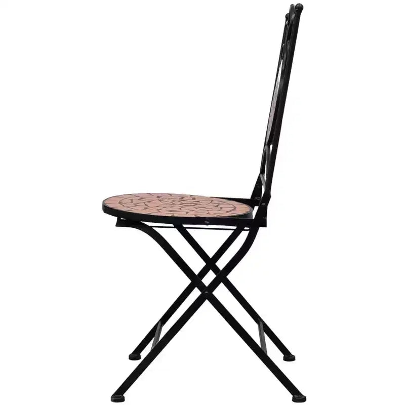 vidaXL Mosaic Bistro Set Terracotta and