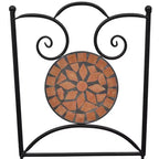 vidaXL Mosaic Bistro Set Terracotta and