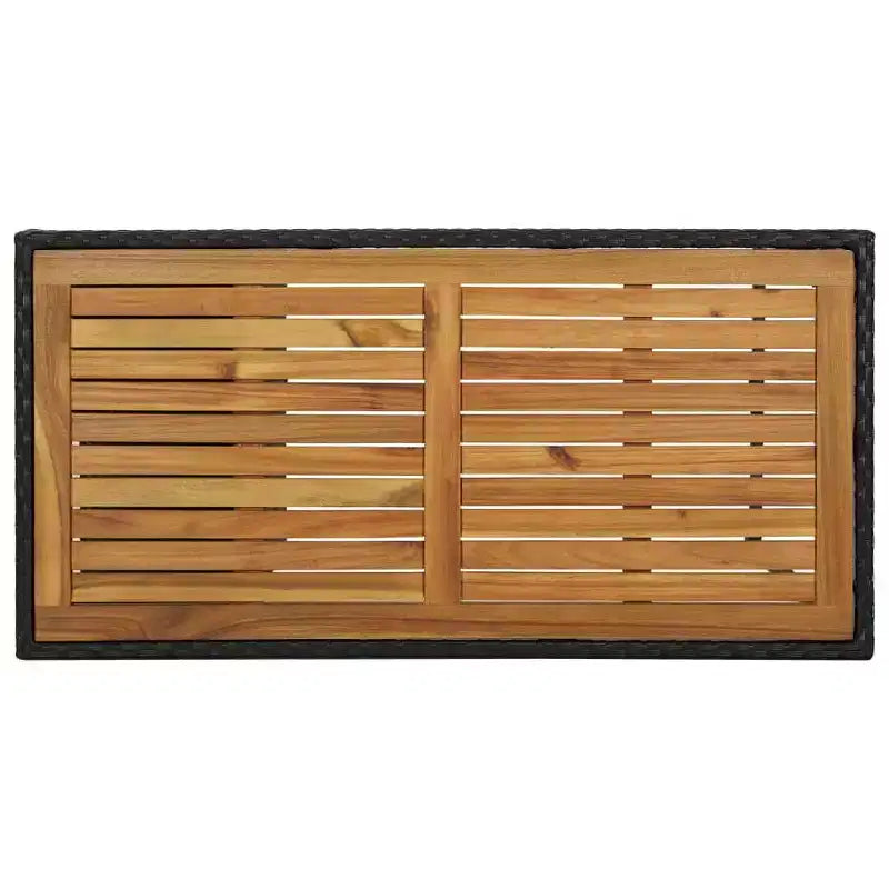 vidaXL Garden Bar Set Poly rattan Medium Removable Covers
