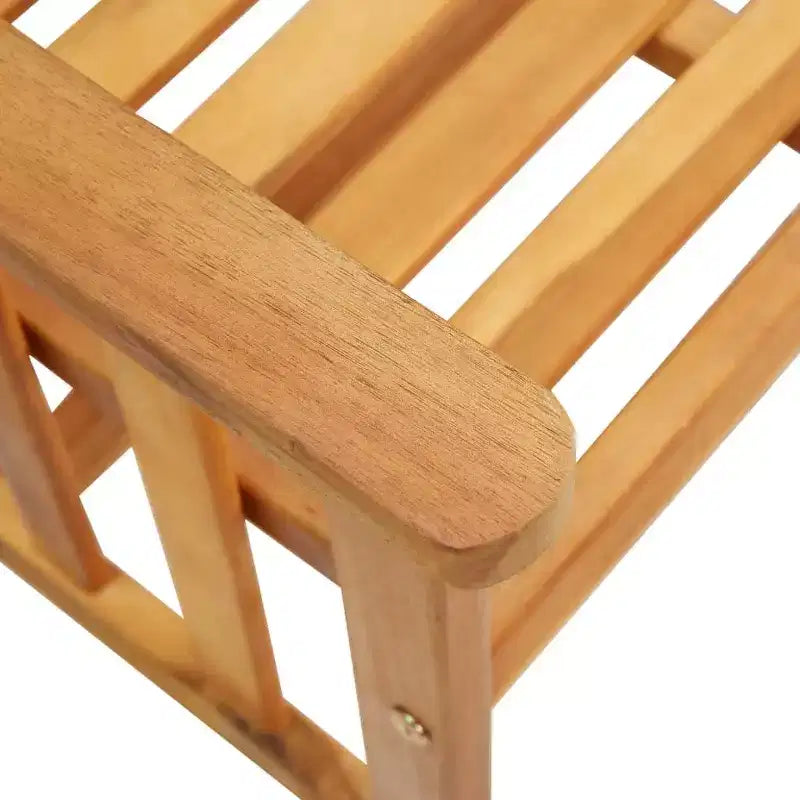 vidaXL Patio Chairs with Tea Table 62.6x24x36.2 Solid Acacia Wood
