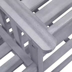 vidaXL Patio Chairs with Tea Table 62.6x24x36.2 Solid Acacia Wood