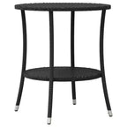 vidaXL Bistro Set with Cushions Poly Rattan