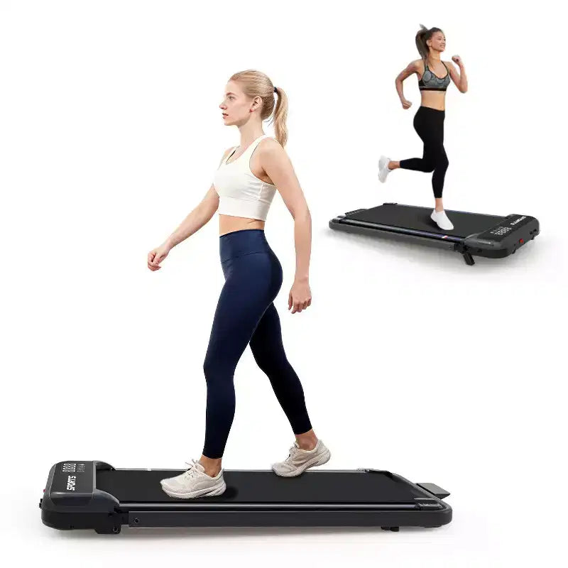 Okak 3-IN-1 Under Desk Treadmill with Remote Control & LED Display, Folding Treadmill with Incline, Walking Pad with Handle Bar