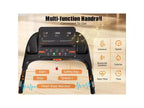 Okak 2.5HP Quiet Folding Treadmill with Heart Rate Sensor, Walking Treadmill with 6 Shock-Absorbing, Compact Treadmill with Bluetooth Speaker, Black