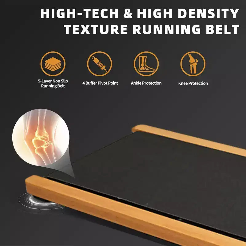 Okak 6% Incline Walking Pad Treadmill with LED Display, Under Desk Treadmill with Upright Stand, Portable Treadmill for Home, Office, Black