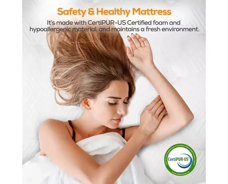 14 Inch king Gel Memory Foam Mattress Medium Firmness, Mattresses for Pressure Relief & Cool Sleep CertiPUR-US Certified