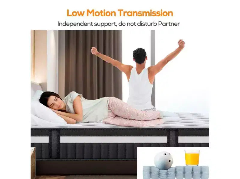 14 Inch king Gel Memory Foam Mattress Medium Firmness, Mattresses for Pressure Relief & Cool Sleep CertiPUR-US Certified