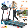 Treadmill on Sale,Treadmills Clearance,Portable Treadmill for Home Use, 71Programs, Music Speakers,Running Walking Jogging,Knee Strap Gift