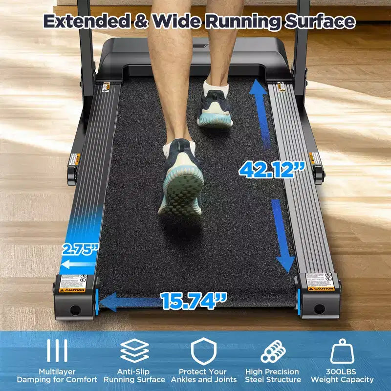 Treadmill on Sale,Treadmills Clearance, Folding Treadmill for Home 7.5MPH with 71 Programs 3 Incline, Exercise Equipment, Music Speakers