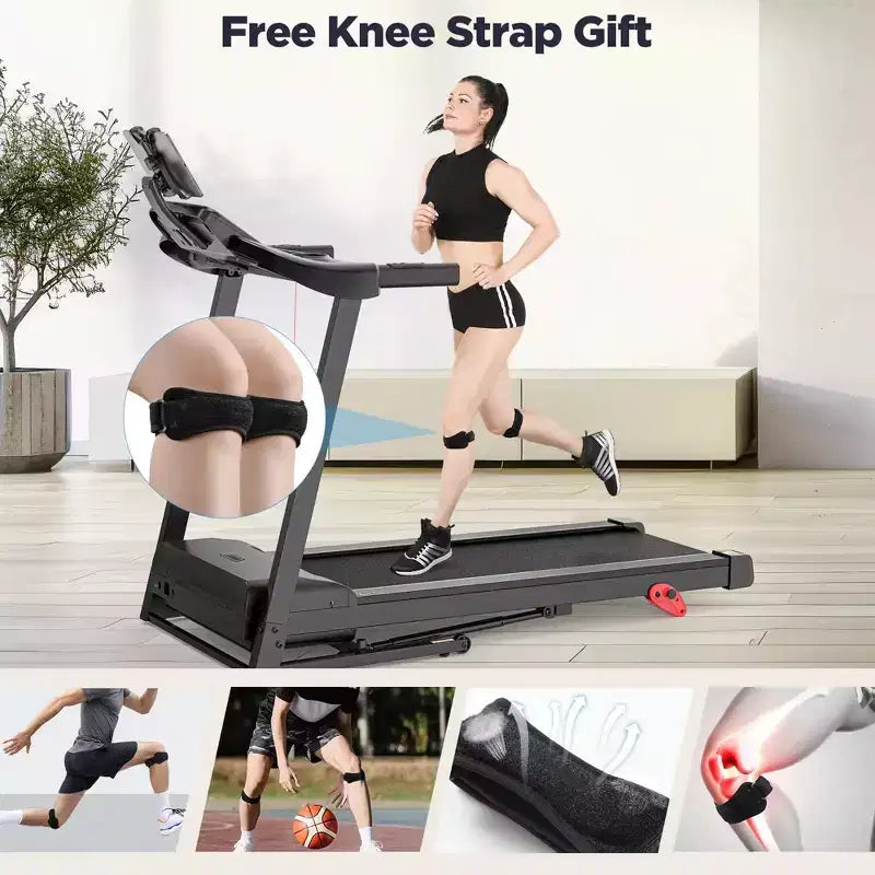 Treadmill on Sale,Treadmills Clearance, Folding Treadmill for Home 7.5MPH with 71 Programs 3 Incline, Exercise Equipment, Music Speakers