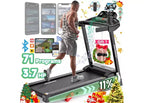 3.7HP Folding Treadmills Clearance for Home w/ APP Control,300lbs Capacity,Adjustable Incline,71 Programs,Electric Treadmill Running Machine