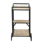 Shelf with Wheels Mobile Storage Unit 32.3x15.7x26.8