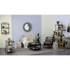 Shelf with Wheels Mobile Storage Unit 32.3x15.7x26.8
