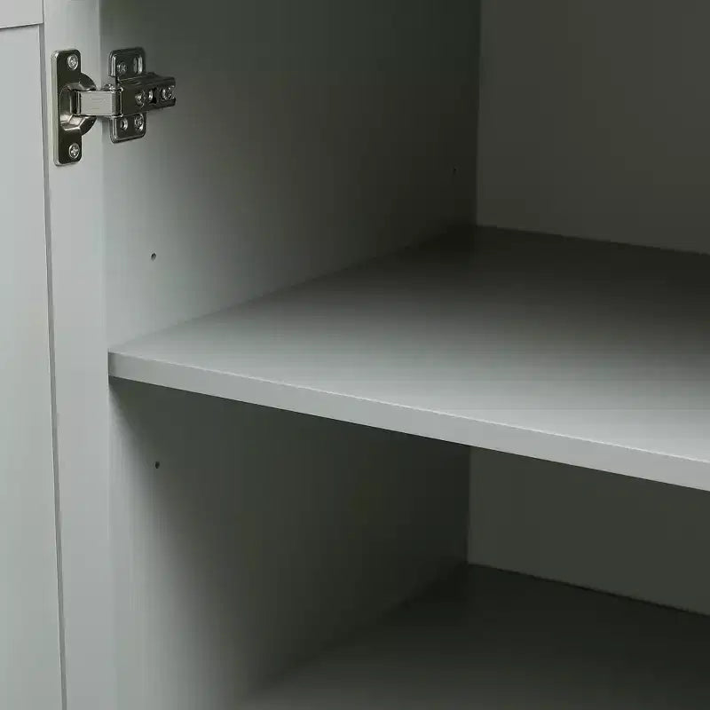 GDFStudio Sienna Modern Wood Freestanding Bathroom Storage Cabinet with Three Drawers and Adjustable Shelf