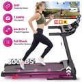 3HP Treadmill for Home with 9% Incline - 7.5MPH Max Speed, 300LBS Capacity, Bluetooth Speaker, Home Office Treadmills for Running Jogging Walking