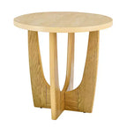 GDFStudio Bartlett Wooden 25 Round End Table